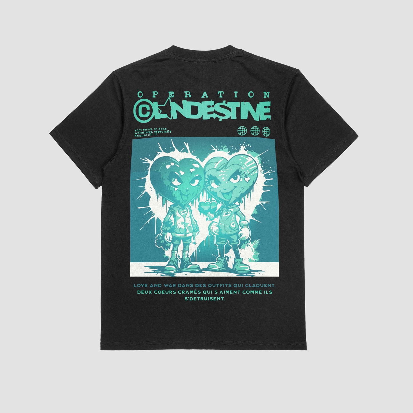 Collection “OPÉRATION CLANDESTINE” Oversize | Unisexe | 100% coton