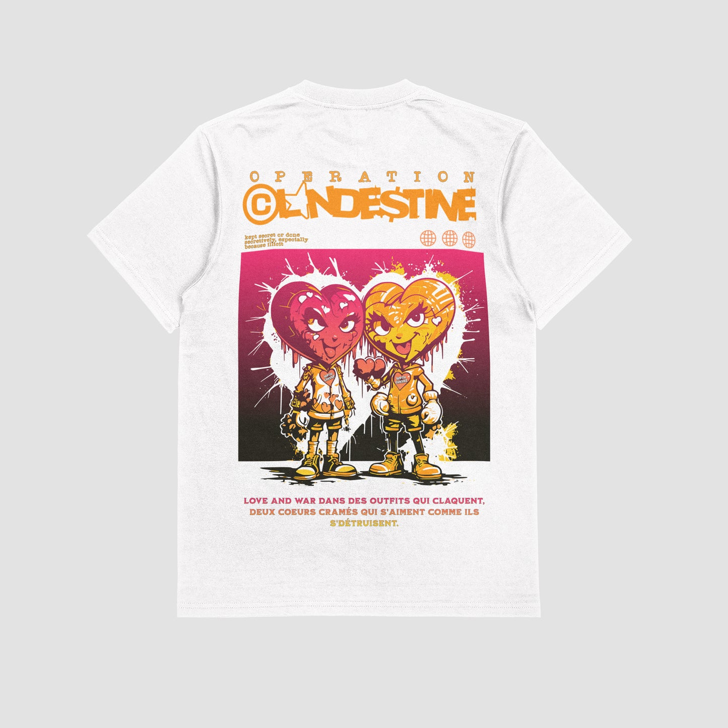Collection “OPÉRATION CLANDESTINE” Oversize | Unisexe | 100% coton