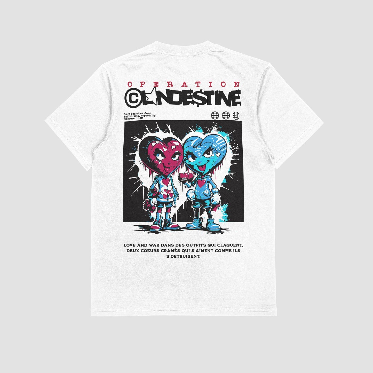 Collection “OPÉRATION CLANDESTINE” Oversize | Unisexe | 100% coton